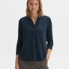 opus Shirtbluse Frera Regular Aus Material Mix | Blusen