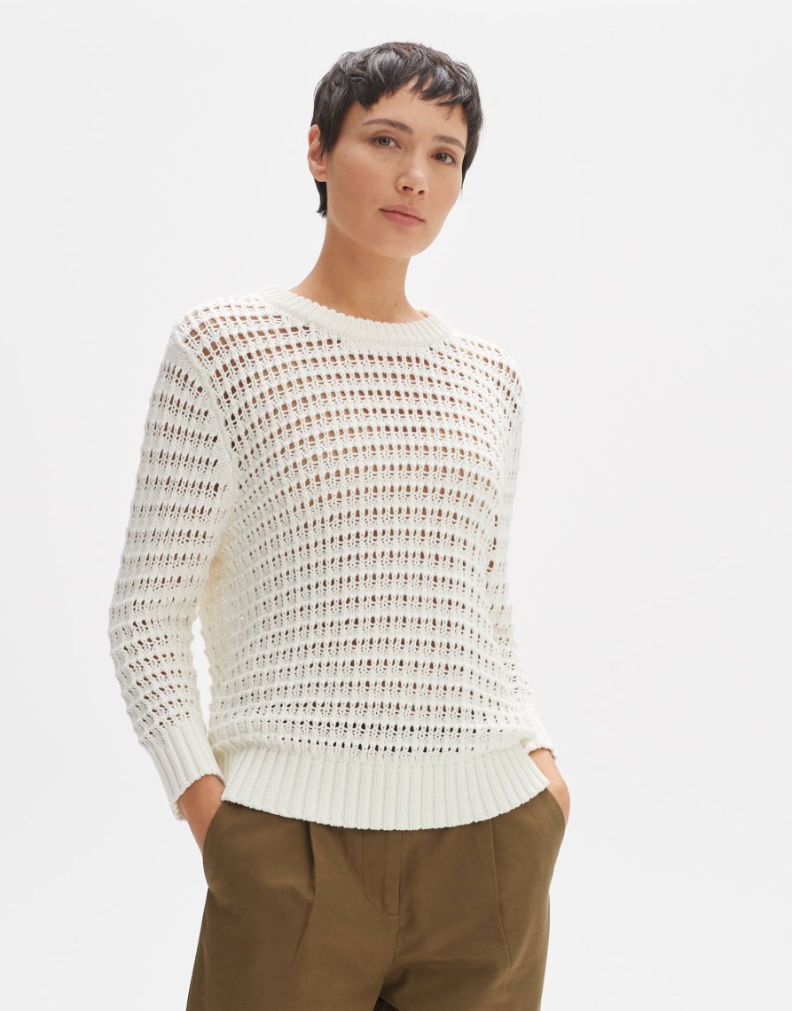 opus Strickpullover Pelisa Regular In Hakel Optik | Strick