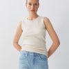 someday Geripptes Top Kleanne Slim Aus Bci Cotton Mix | Shirts