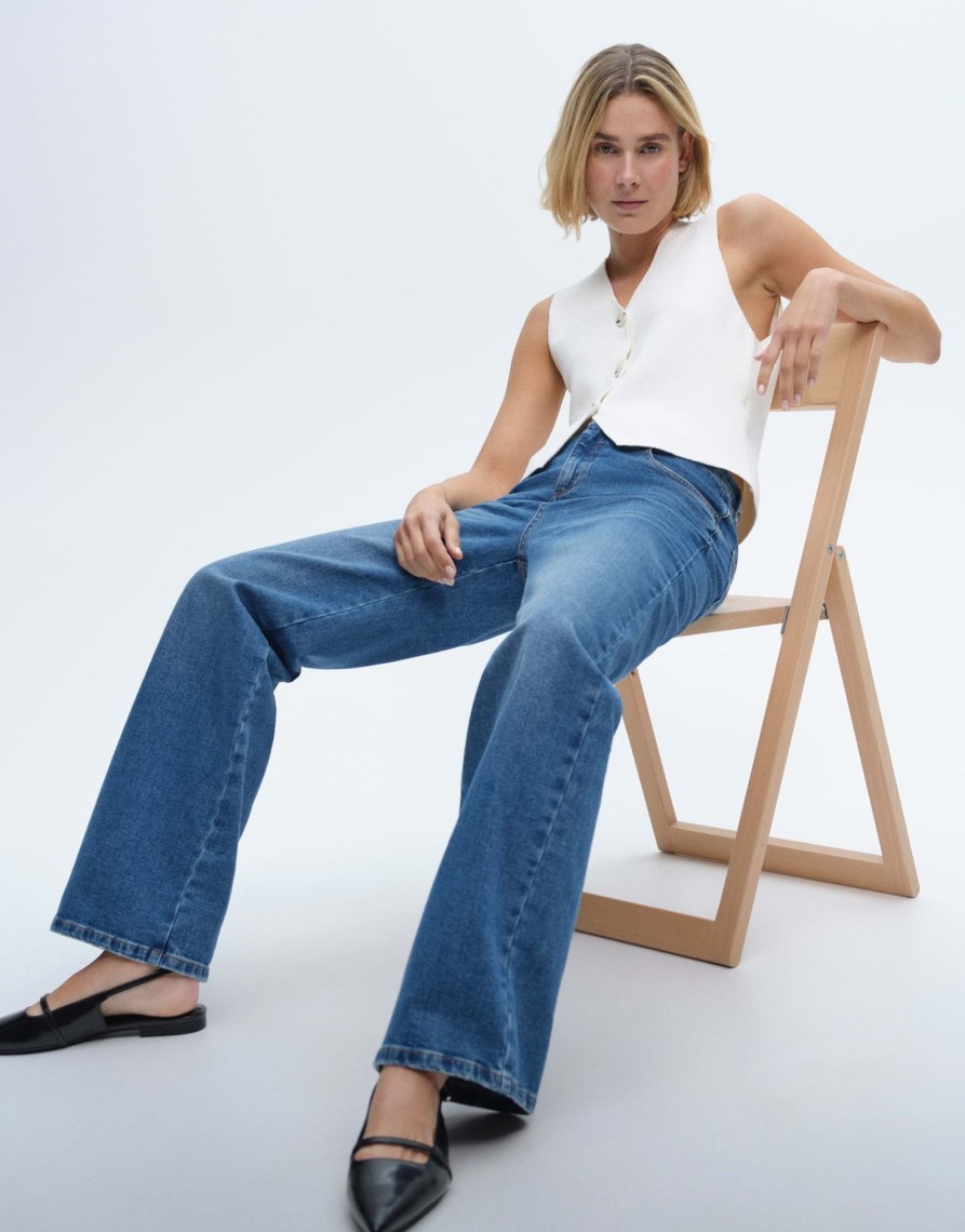 opus Wide Leg Jeans Mivy High Rise Mit Stretch-Anteil | Jeans