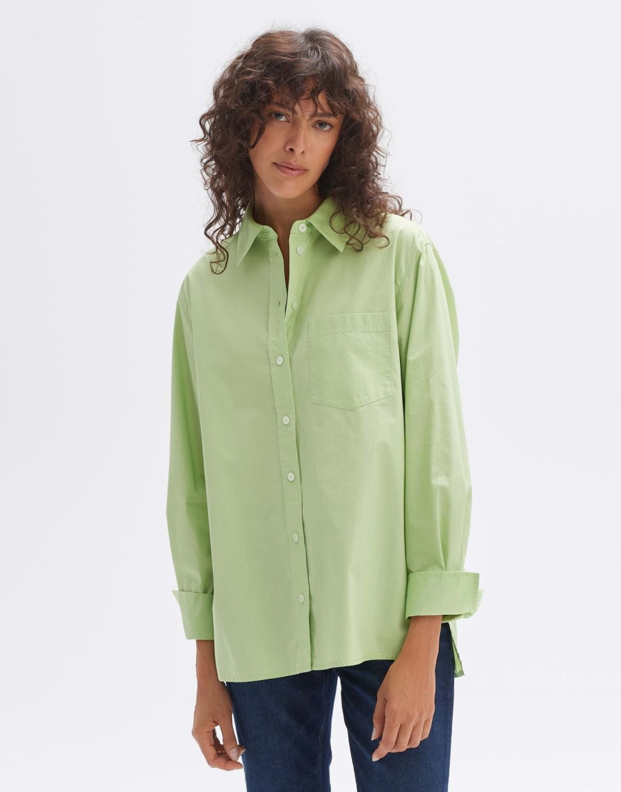 opus Oversize Bluse Fabino Aus Bci Cotton | Blusen