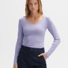 opus Longsleeve Sorana Slim Aus Bci Cotton Mix | Shirts