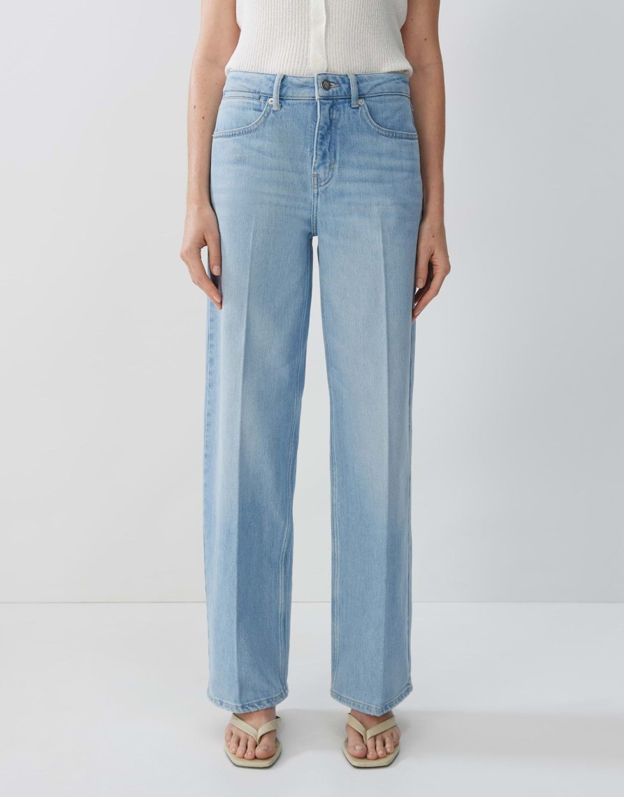 someday Wide Leg Jeans Cellma Mid Rise Aus Elastischem Bci Cotton Mix | Jeans