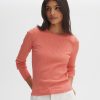 opus Longsleeve Serbola Slim Mit Rippstruktur | Shirts