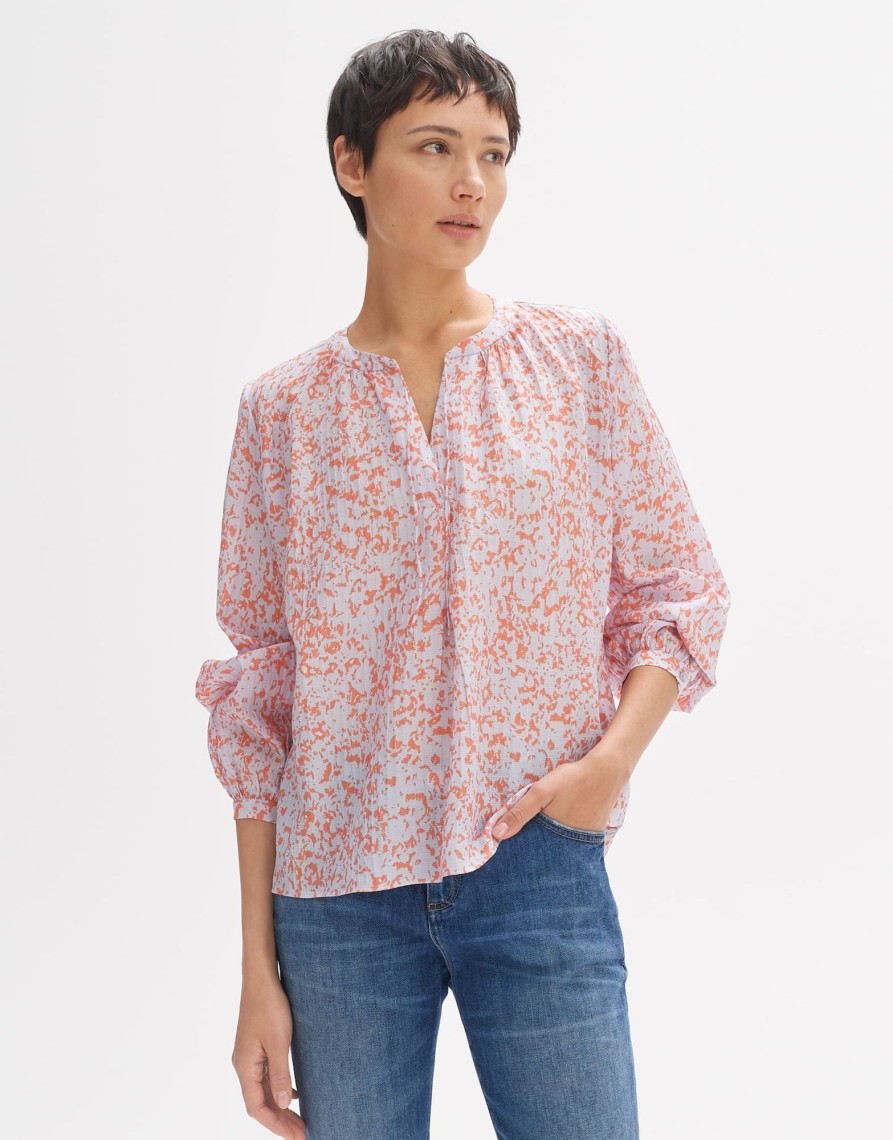 opus Bluse Faisy Daylight Loose Aus Viskose Mix | Blusen