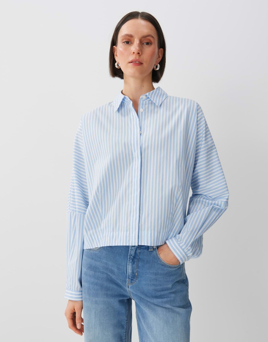 someday Cropped Bluse Zesto Loose Aus Baumwolle | Blusen