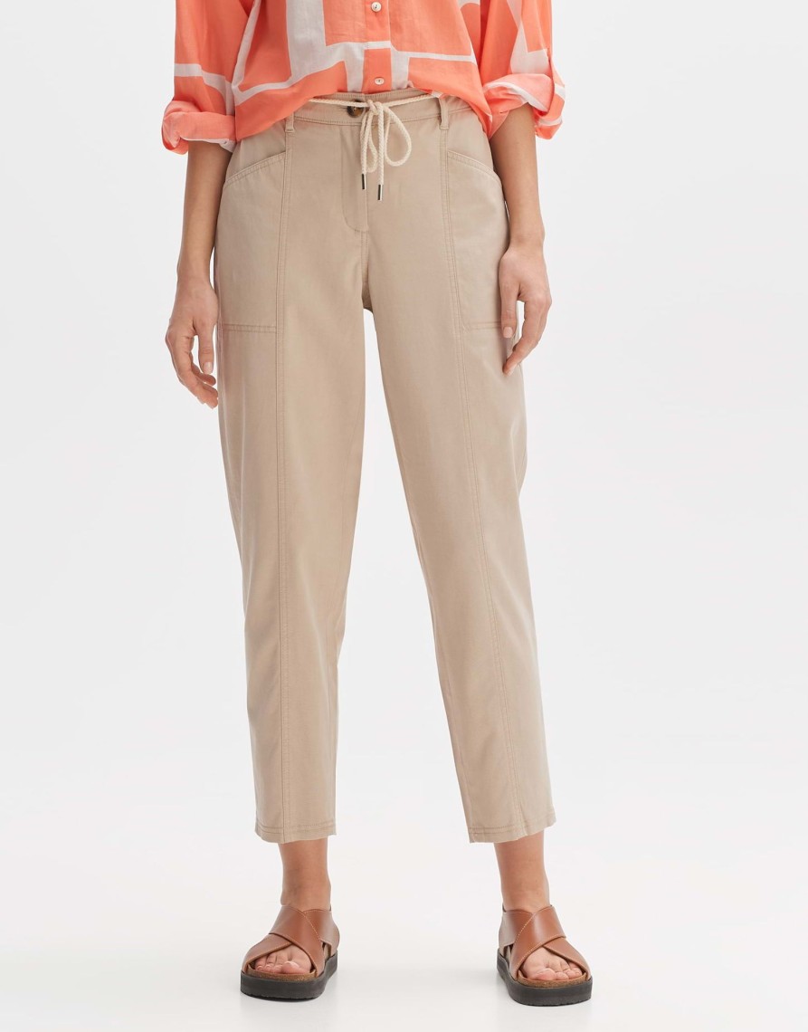 opus City Pants Makila Explore Relaxed Mit Cargo Details | Hosen