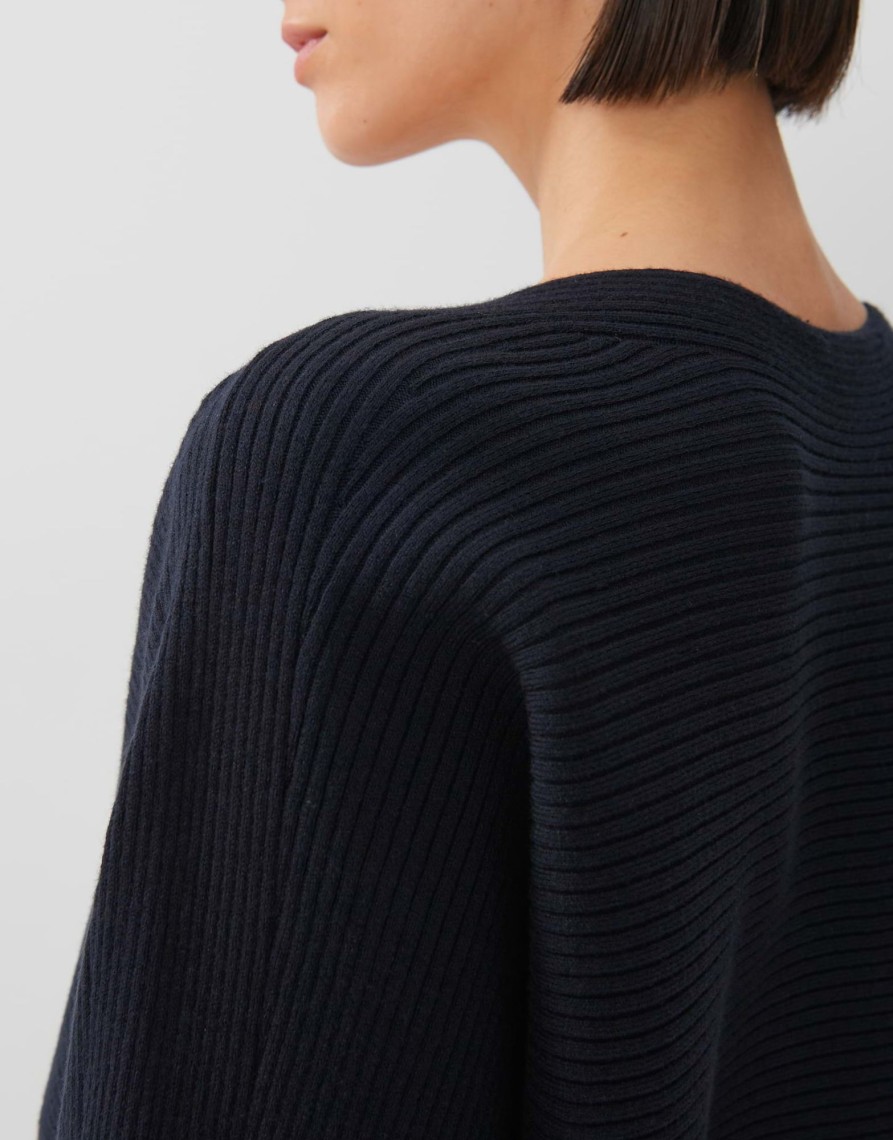 someday Pullover Tisabelle Detail Mit Rippmuster | Strick