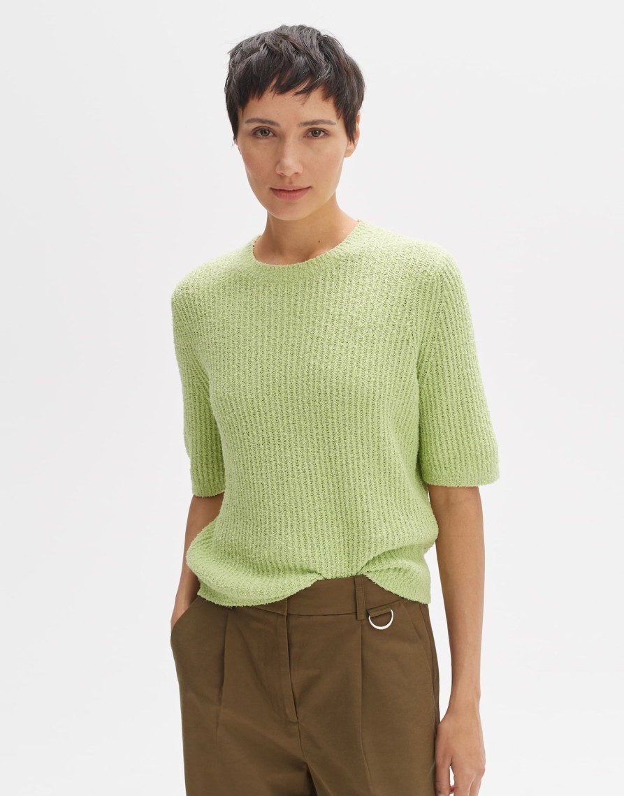 opus Strickpullover Porima Slim Aus Nachhaltiger Baumwolle | Strick