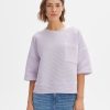 opus Strukturiertes Sweatshirt Gandro Loose Aus Bci Cotton Mix | Sweat