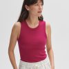 opus Geripptes Tanktop Ilesso Slim Aus Bci Cotton Mix | Shirts