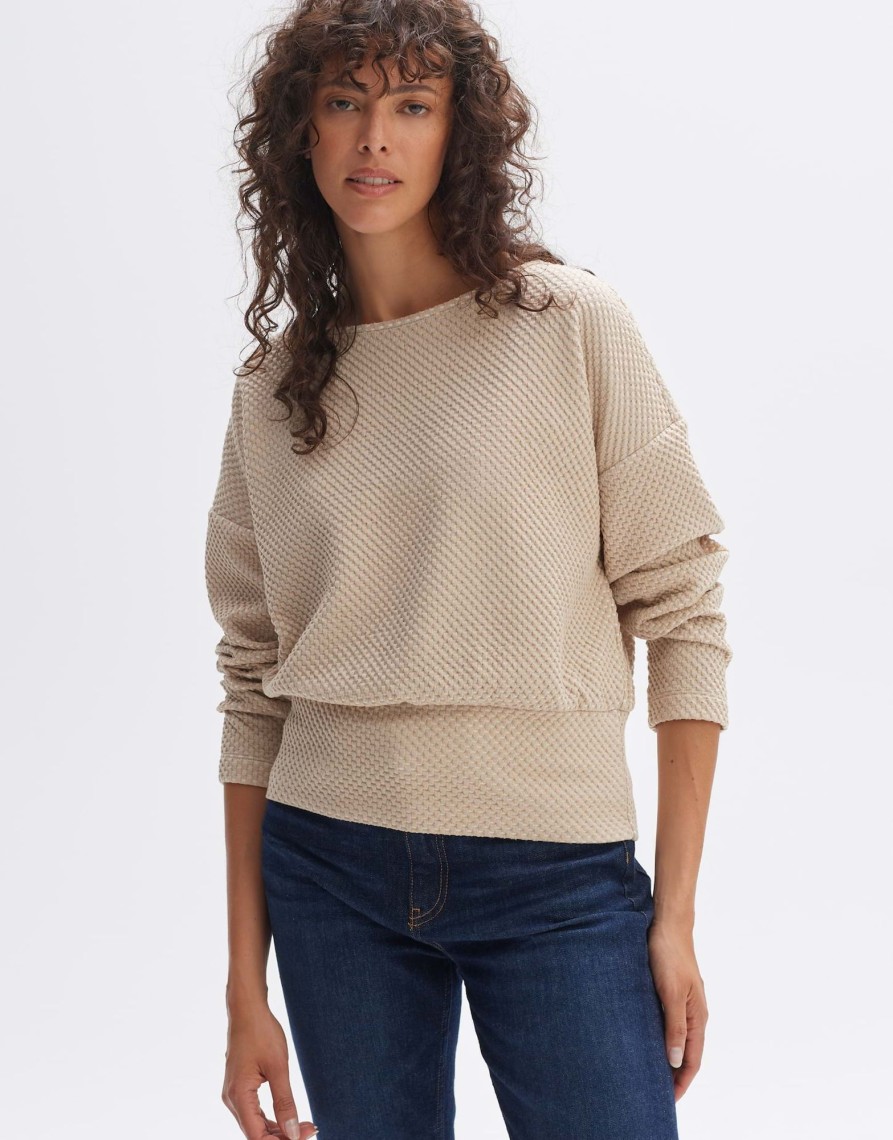 opus Sweater Gieka Loose Mit Struktur | Sweat