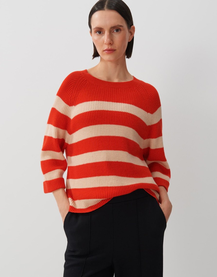 someday Strickpullover Tijou Stripe Mit Cashmere | Strick