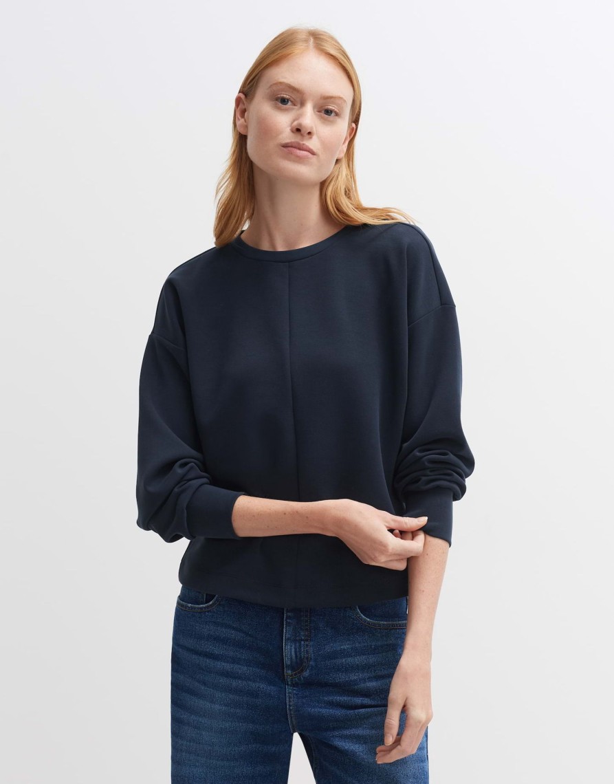 opus Sweater Golone Slim Aus Weichem Modal Mix | Sweat