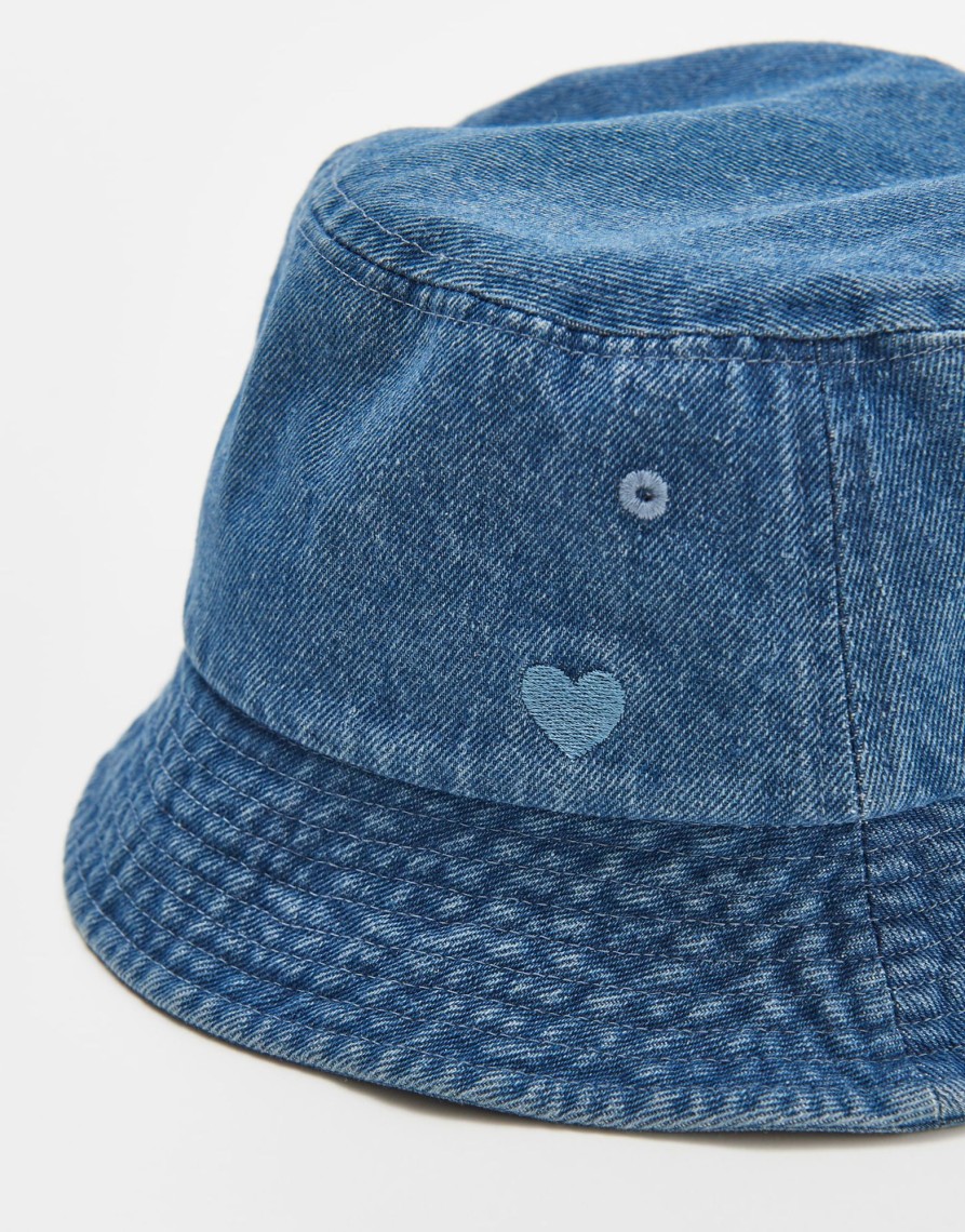 opus Bucket Hat Adeni Wash In Denim Optik | Accessoires