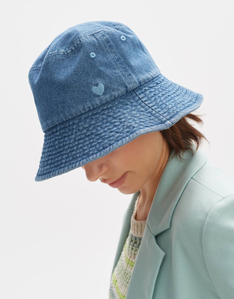 opus Bucket Hat Adeni Wash In Denim Optik | Accessoires