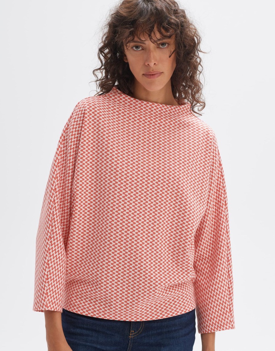 opus Sweater Gillu Regular Aus Jacquard-Ware | Sweat