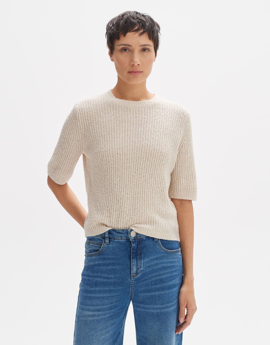 opus Strickpullover Porima Slim Aus Nachhaltiger Baumwolle | Strick