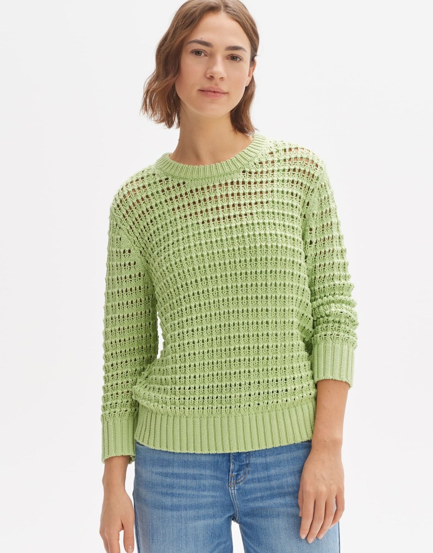 opus Strickpullover Pelisa Regular In Hakel Optik | Strick