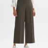 opus Culotte Misha Canvas Wide Mit Struktur | Hosen