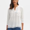 opus Shirtbluse Forano Regular Aus Material Mix | Blusen