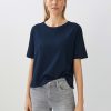 someday Boxy Shirt Kalino Loose Mit Rippstruktur | Shirts