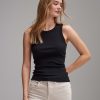 opus Geripptes Tanktop Ilesso Slim Aus Bci Cotton Mix | Shirts