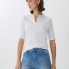 someday Rippshirt Kleoh Detail Long Slim Mit Halbarm | Shirts