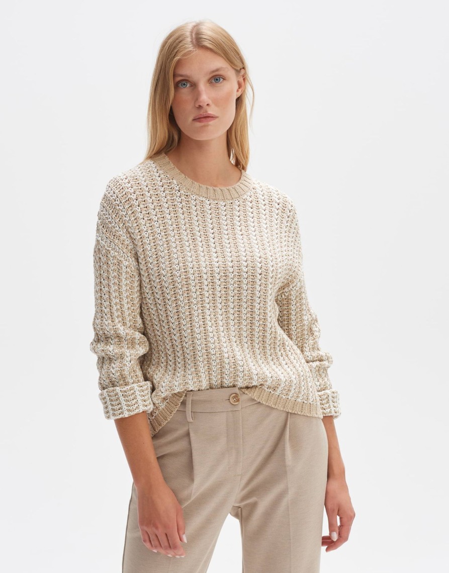 opus Strickpullover Pipina Loose Aus Baumwolle | Strick