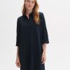 opus Hemdblusenkleid Wiana Mit Leichtem Schimmer | Kleider