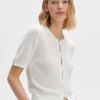 opus Flauschiger Cardigan Dorla Slim Aus Ecovero Viskose Mix | Strick