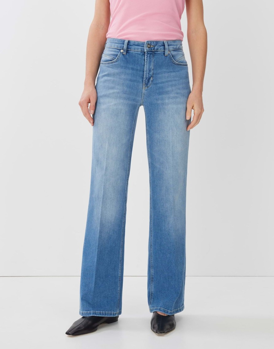 someday Long Flared Jeans Carie Mid Rise Aus Nachhaltigem Baumwoll Mix | Jeans